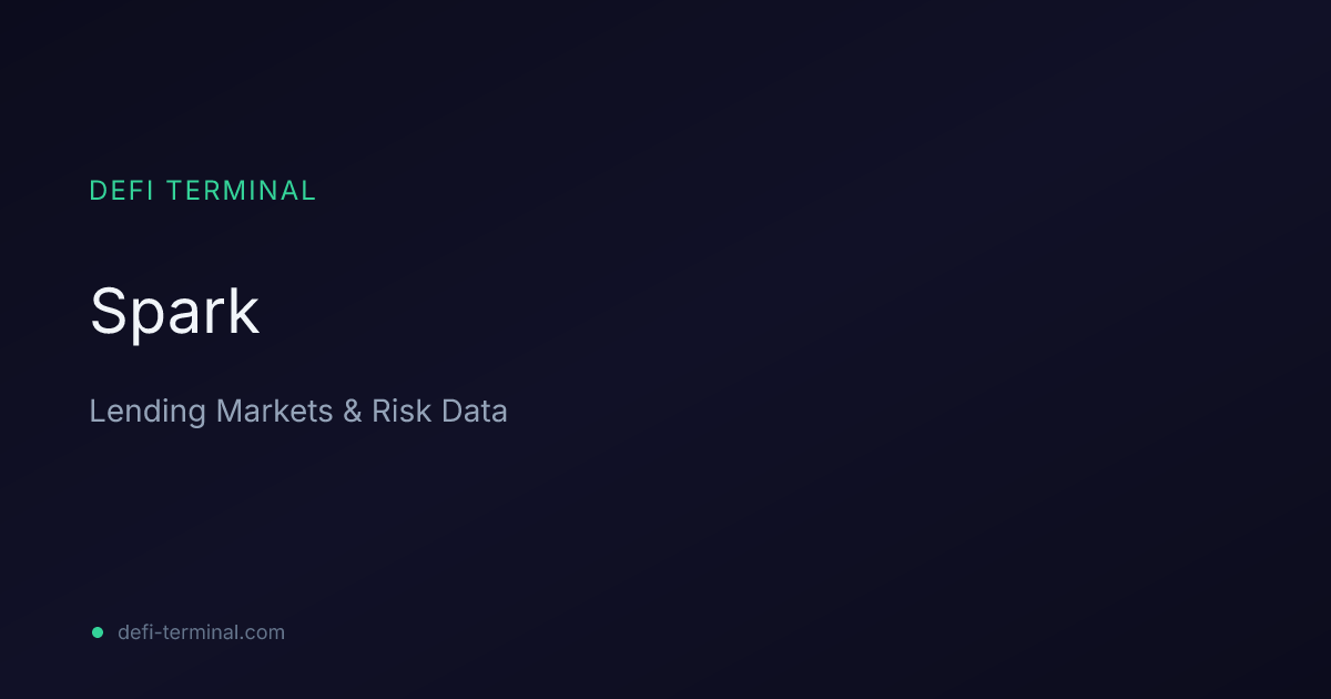 Spark Markets — DeFi Terminal