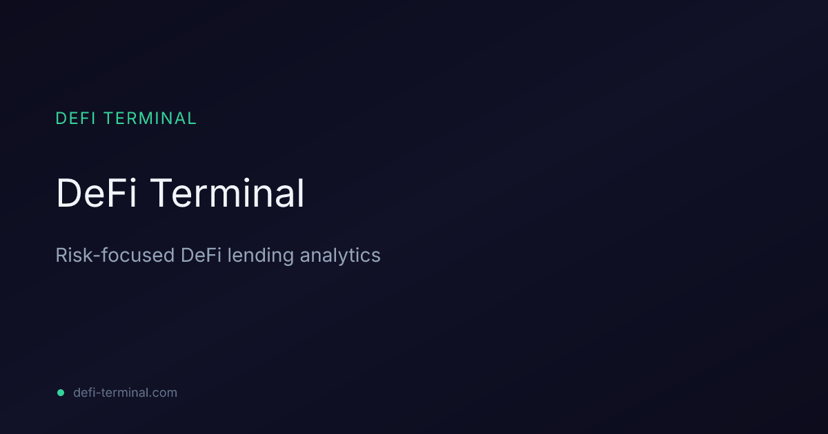 Stablecoins Tokenized Assets — DeFi Terminal